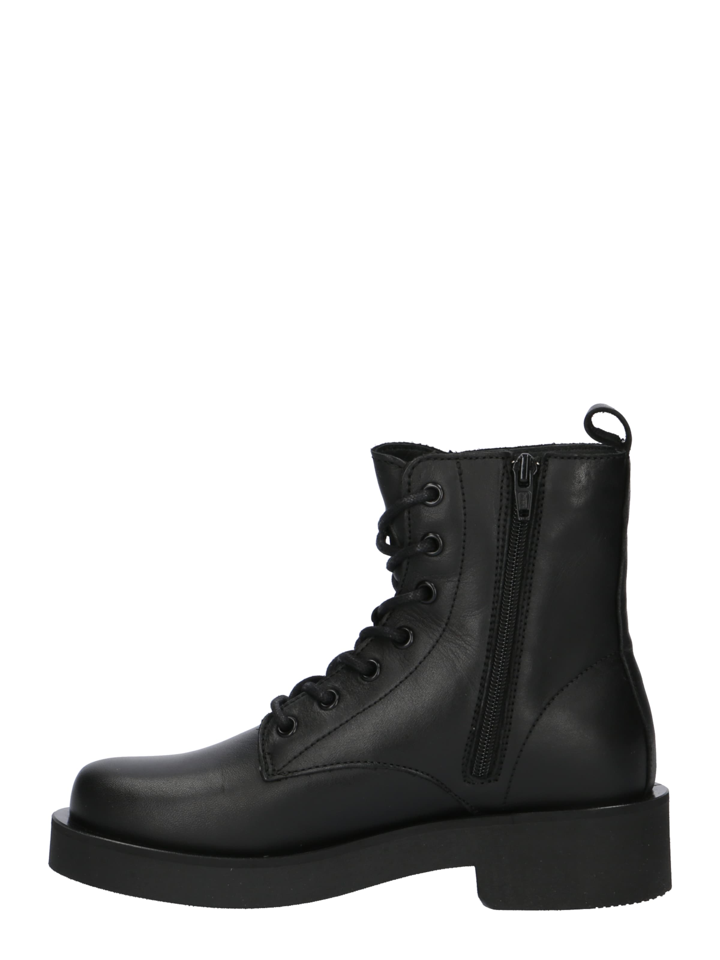 Apple of Eden Μποτάκι με κορδόνια 'CARMEN 1' σε μαύρο