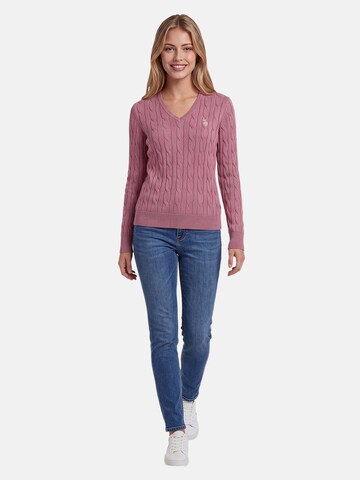 U.S. POLO ASSN. Sweater in Pink