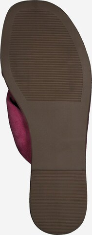 TAMARIS Pantoletter i pink