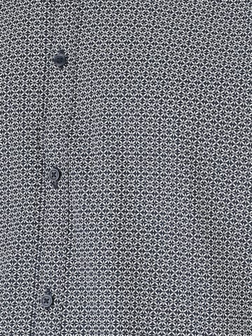 Jack & Jones Plus Comfort fit Button Up Shirt 'CARDIFF' in Blue