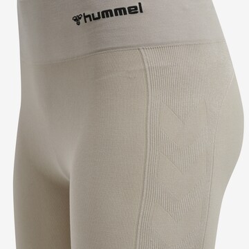 Hummel Skinny Športové nohavice - Sivá