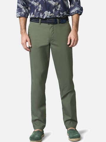 Regular Pantalon chino 'M5 Chino 1-6010' MEYER en vert : devant