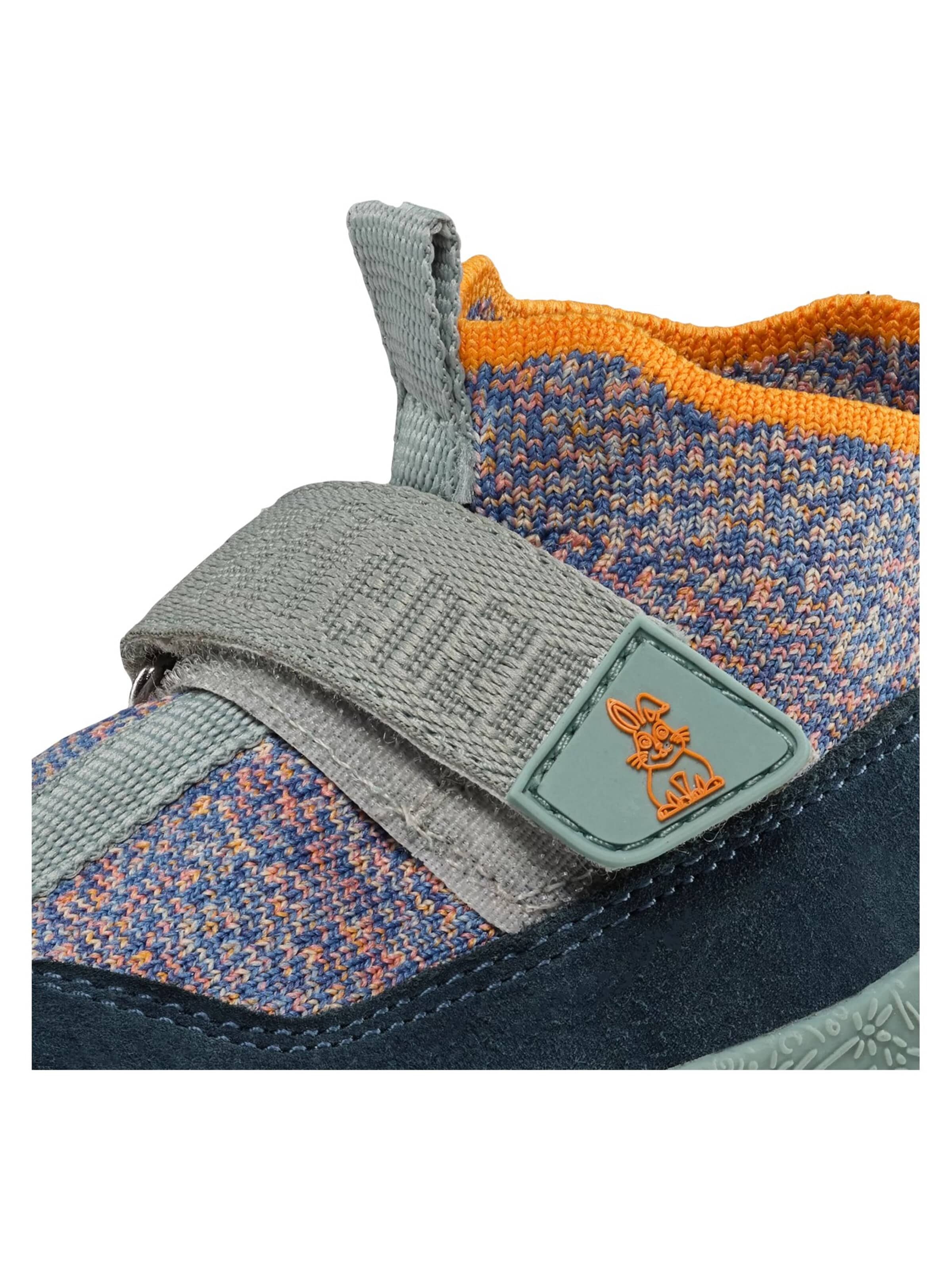 Affenzahn Lauflernschuh 'Knit Toddly Knit Toddly'‌‌ in Blau: Vorderseite