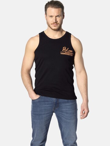 Jan Vanderstorm Shirt ' Felton ' in Schwarz: Vorderseite