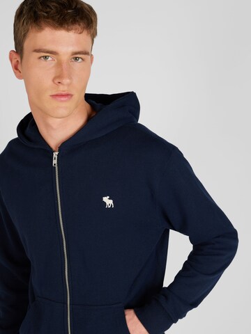 Abercrombie & Fitch Zip-Up Hoodie in Blue