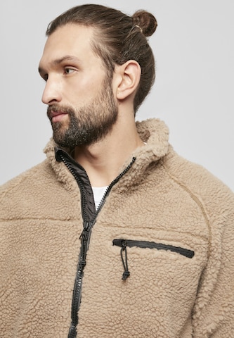 Brandit Fleece jacket in Beige