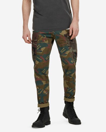 G-Star RAW Tapered Cargohose 'Roxic' in Grün: predná strana