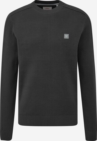 s.Oliver Sweater in Black: front