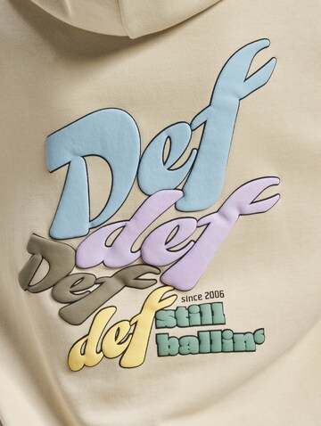 Sweat-shirt DEF en beige