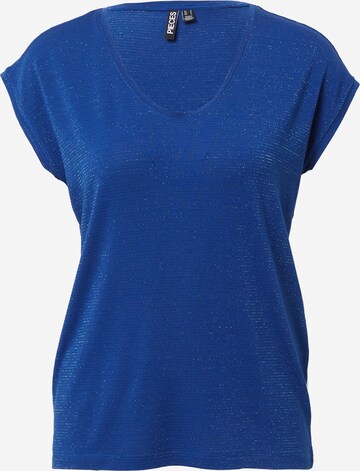 PIECES Shirt 'Billo' in Blauw: voorkant