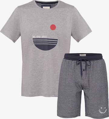 Pyjama court ' Shorty ' Phil & Co. Berlin en gris : devant