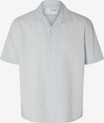 SELECTED HOMME Button Up Shirt in Blue: front