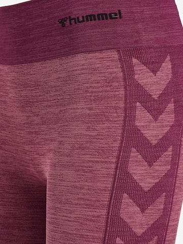 Hummel Skinny Workout Pants in Purple