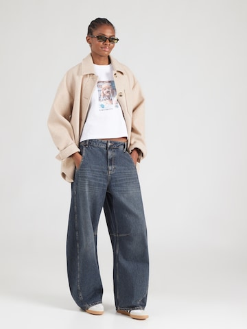 Kaotiko Shirt 'PAWS & RELAX' in White