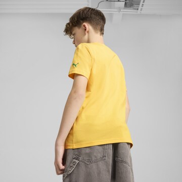 PUMA T-Shirt 'Super Puma' in Gelb