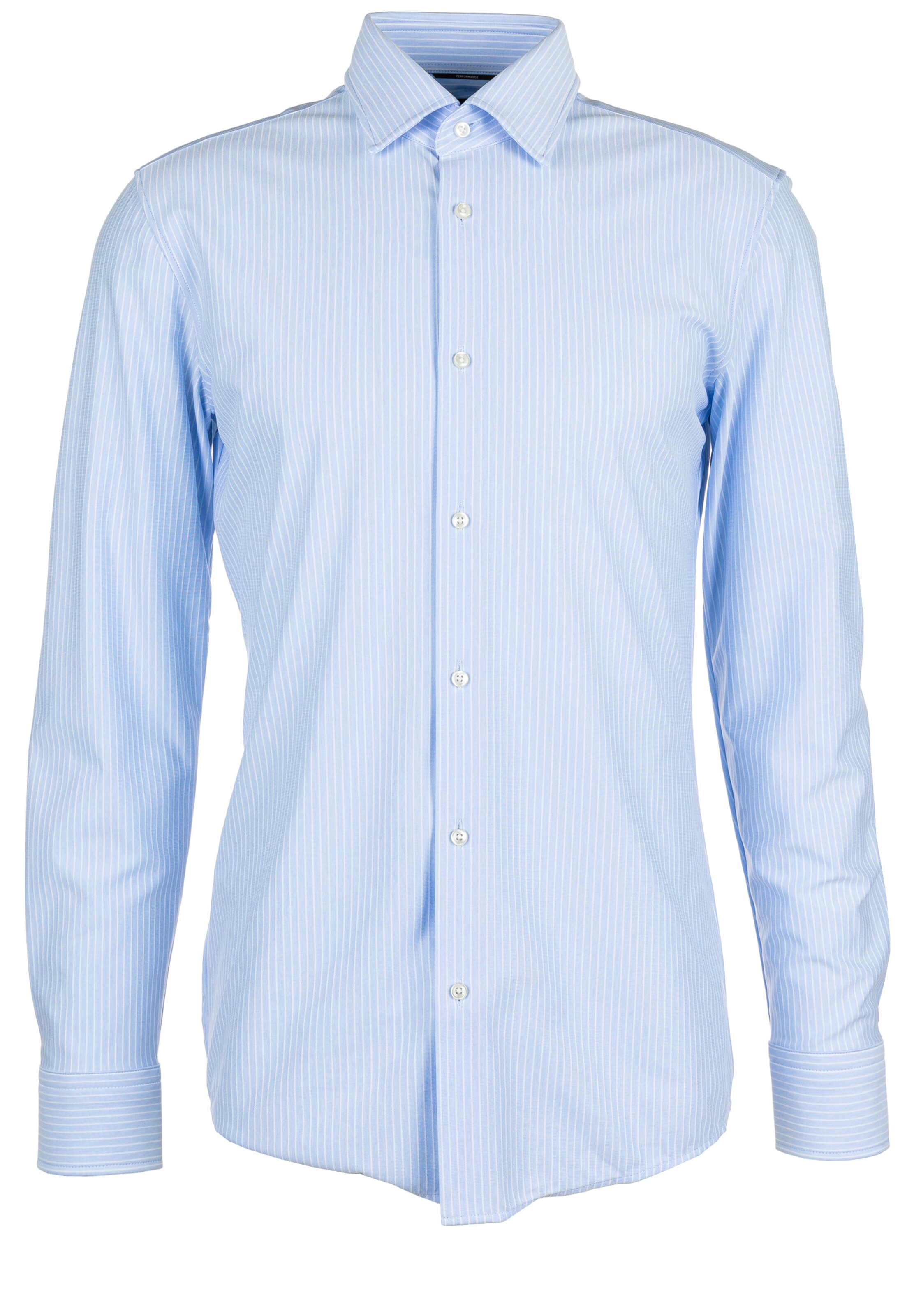 BOSS Button Up Shirt 'HANK' in S-M in Light blue, Item view