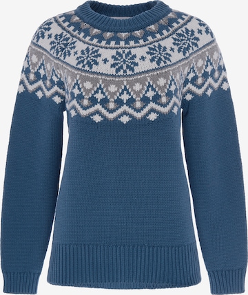 Usha - Jersey 'Modern Women' en azul: frente