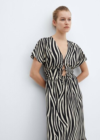 MANGO Summer Dress 'Coloma' in Black