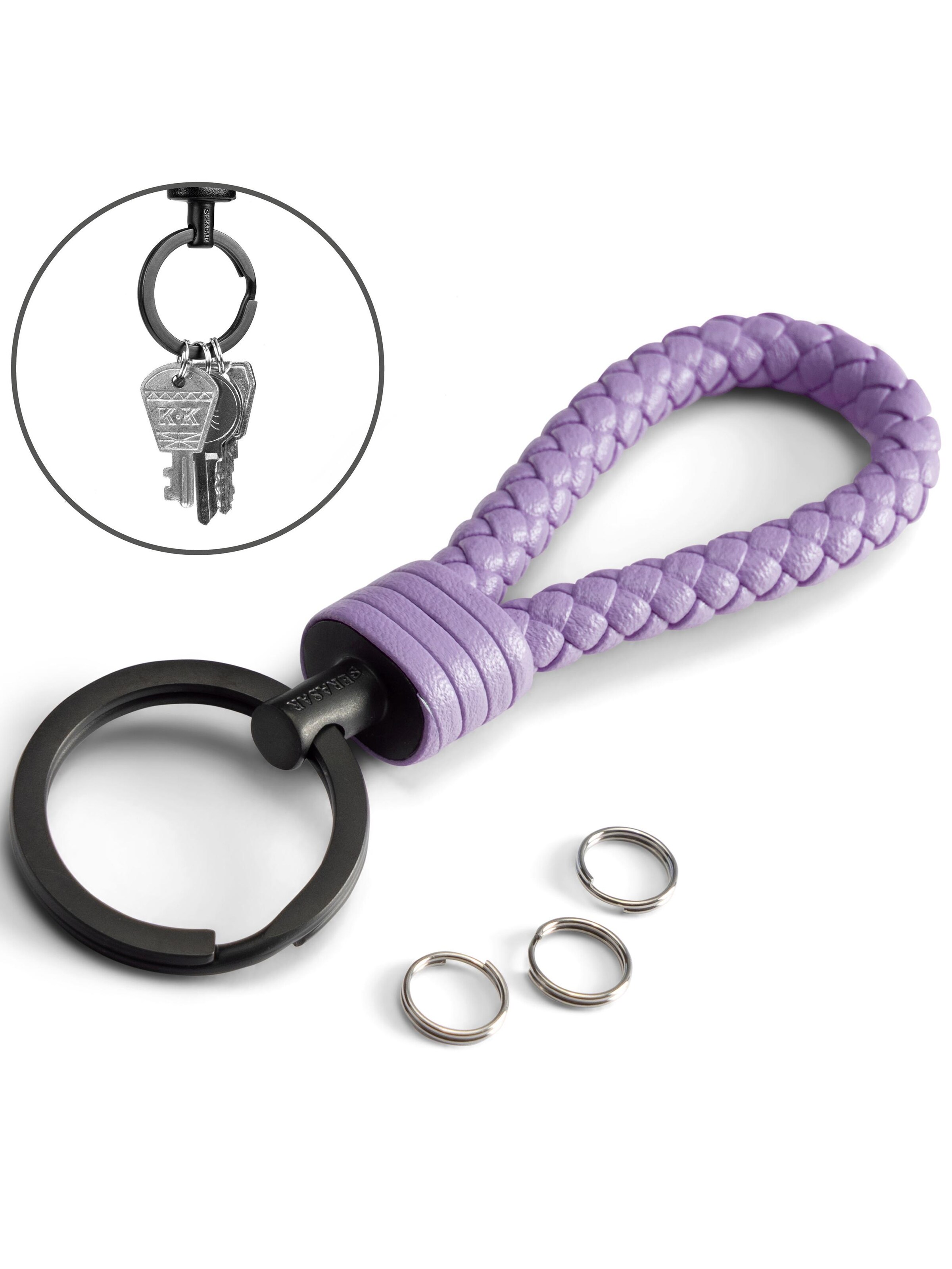 Porte-clés 'Strong' SERASAR en violet