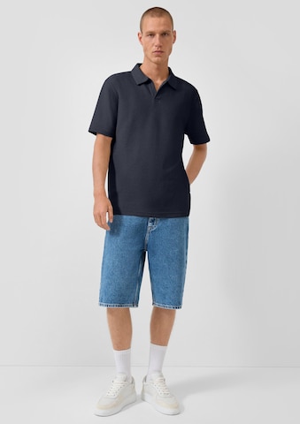 QS Polo-Shirt in Blau