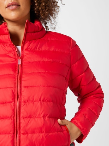 ONLY Carmakoma Between-Season Jacket 'Tahoe' in Red