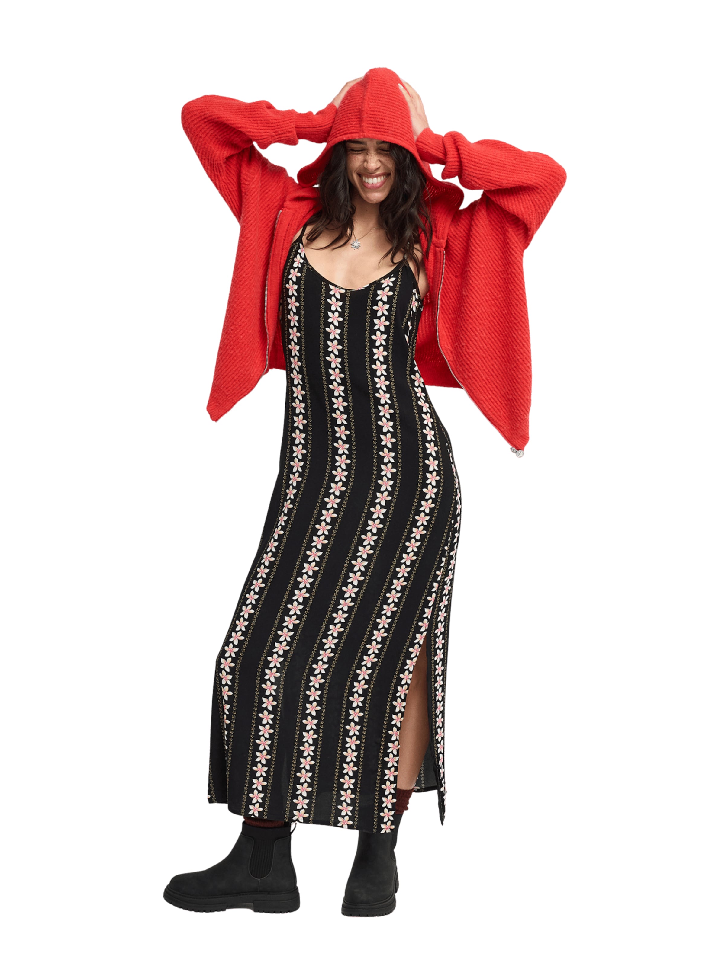 ROXY Kleid in Schwarz