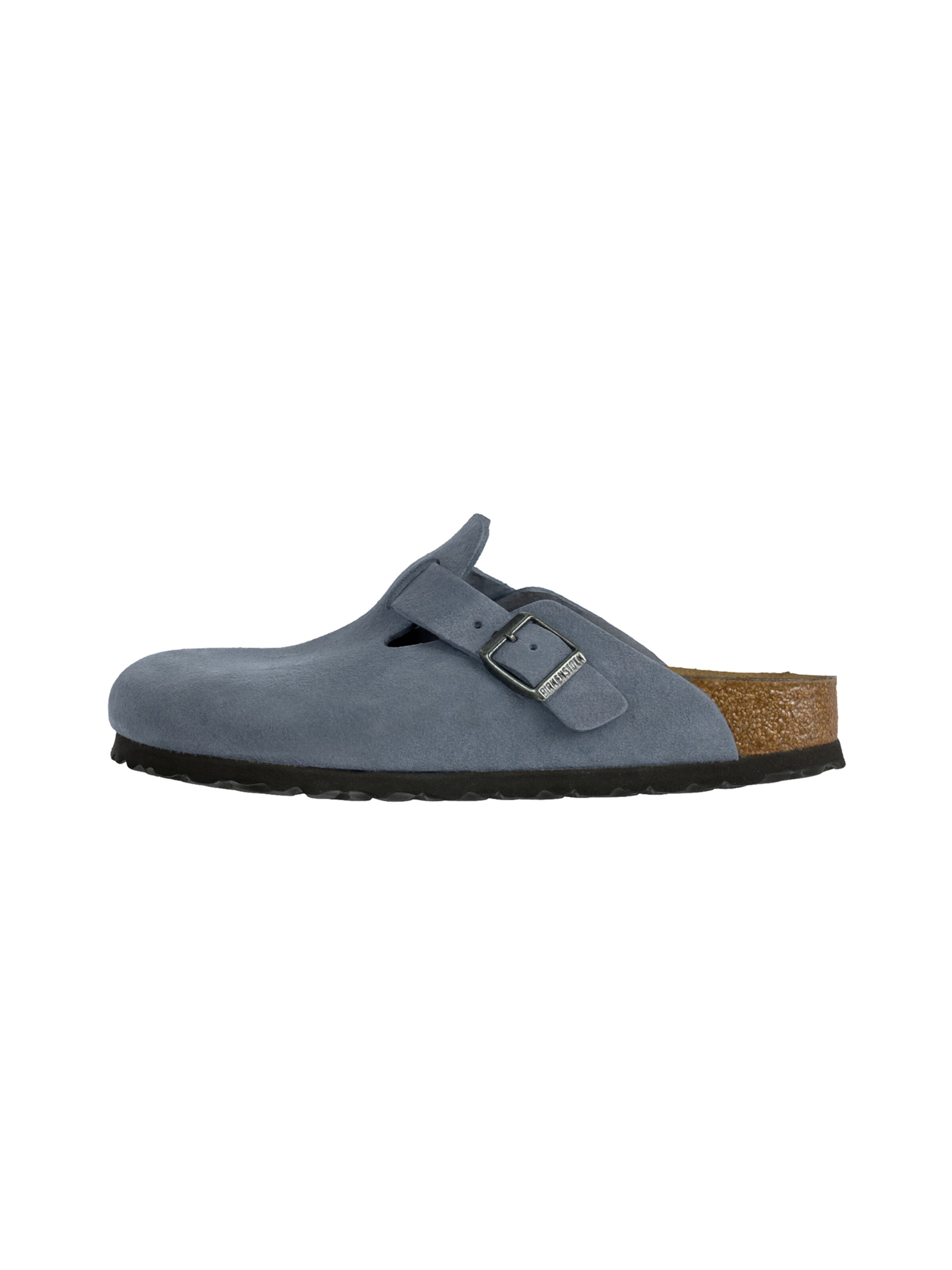BIRKENSTOCK Muiltjes 'Boston' in Blauw: voorkant