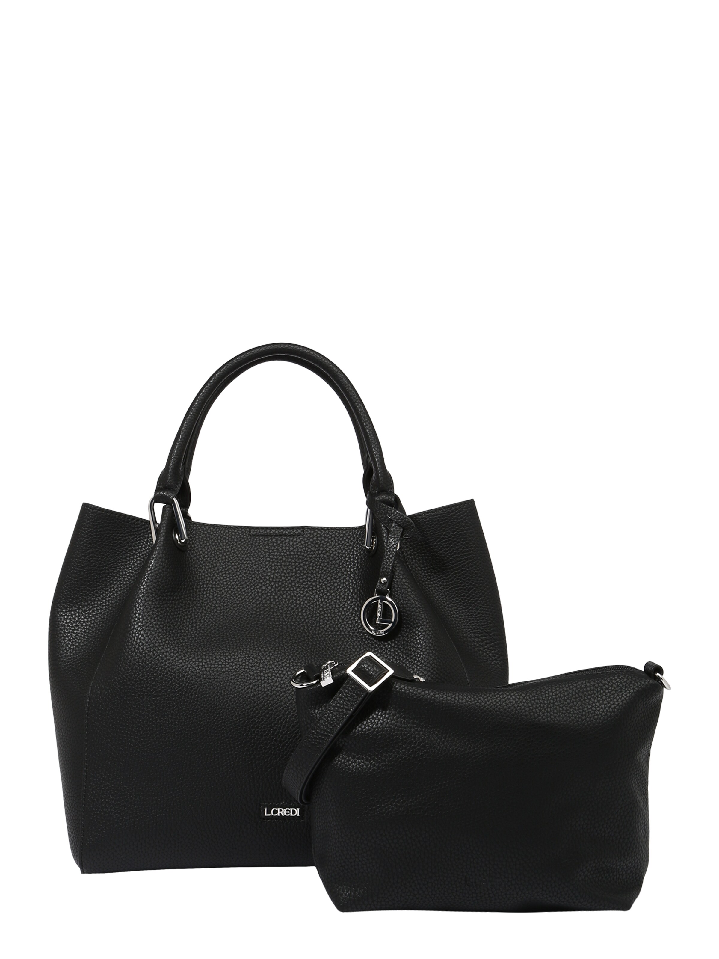 L.CREDI Handtas 'Ember' in de kleur Zwart, Productweergave