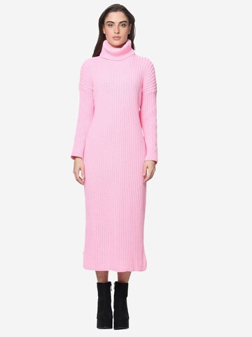 Elara Kleid in Pink: Vorderseite