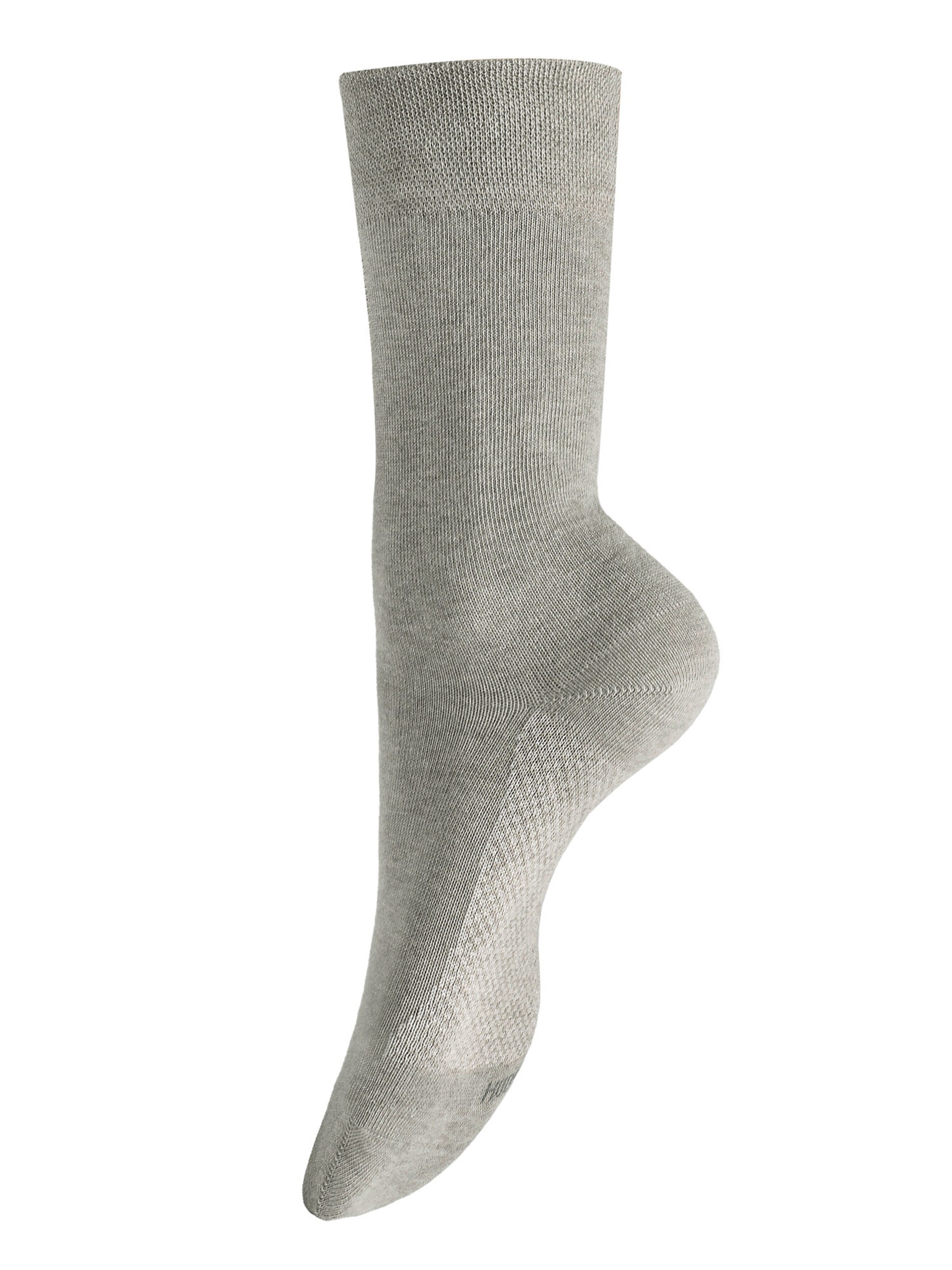 Hudson Socks 'Dry Cotton' in Grey: front