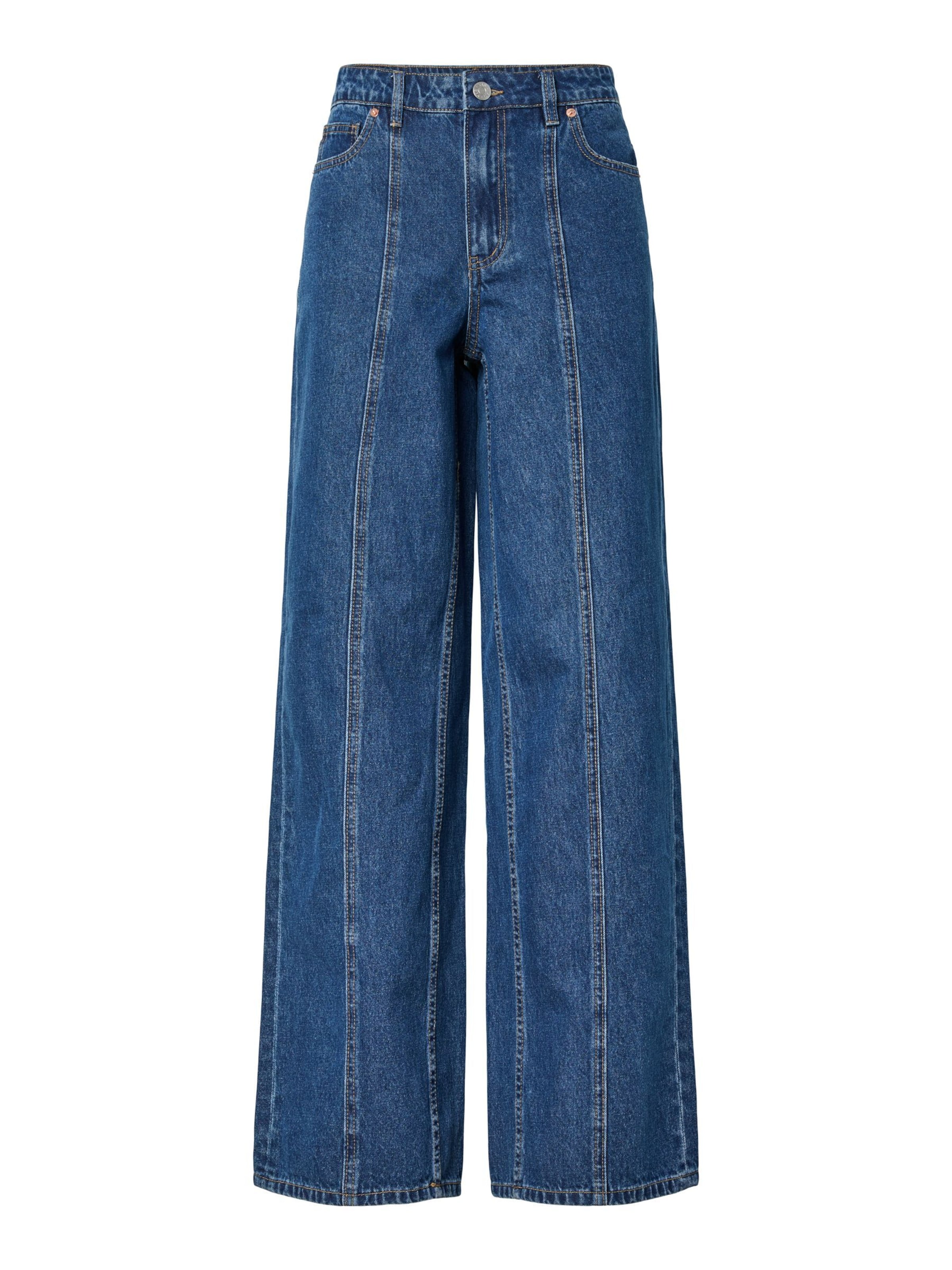 Wide leg Jeans di YAS in blu: frontale