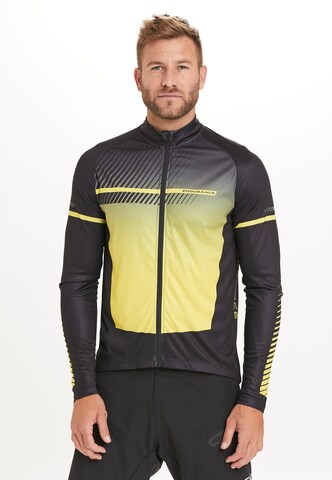 ENDURANCE Athletic Zip-Up Hoodie in Yellow: front