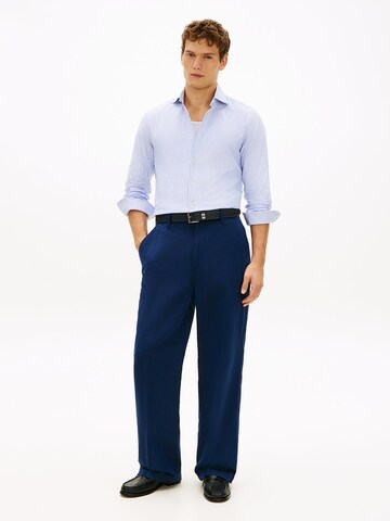 TOMMY HILFIGER Slim Fit Hemd 'Smart Casual' in Blau