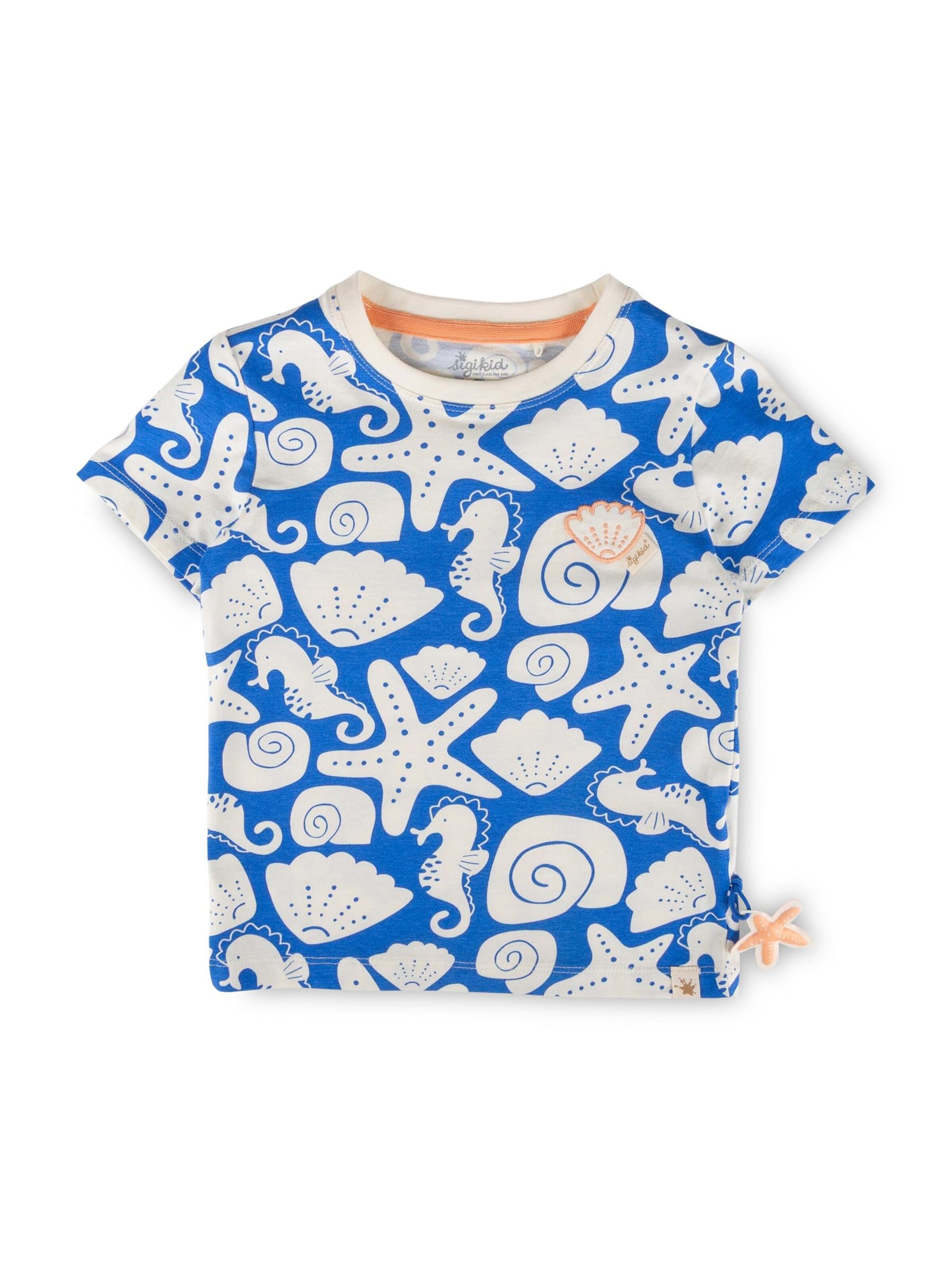 SIGIKID Shirt 'T-Shirt Sea You' in Blau: Vorderseite