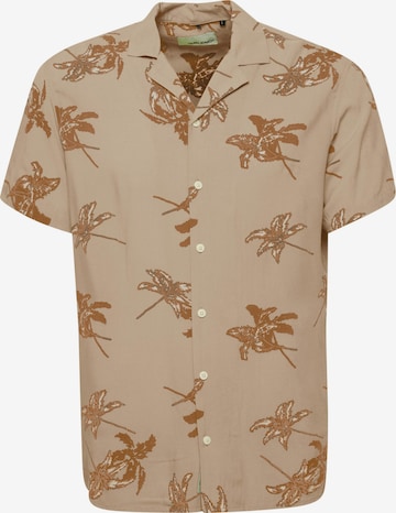 BLEND Button Up Shirt in Beige: front