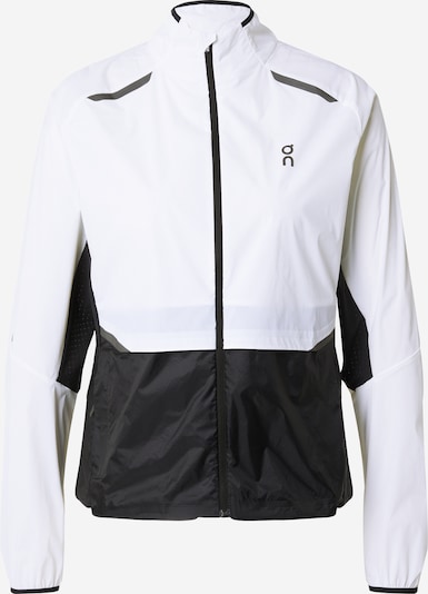 On Athletic Jacket in Black / White, Item view