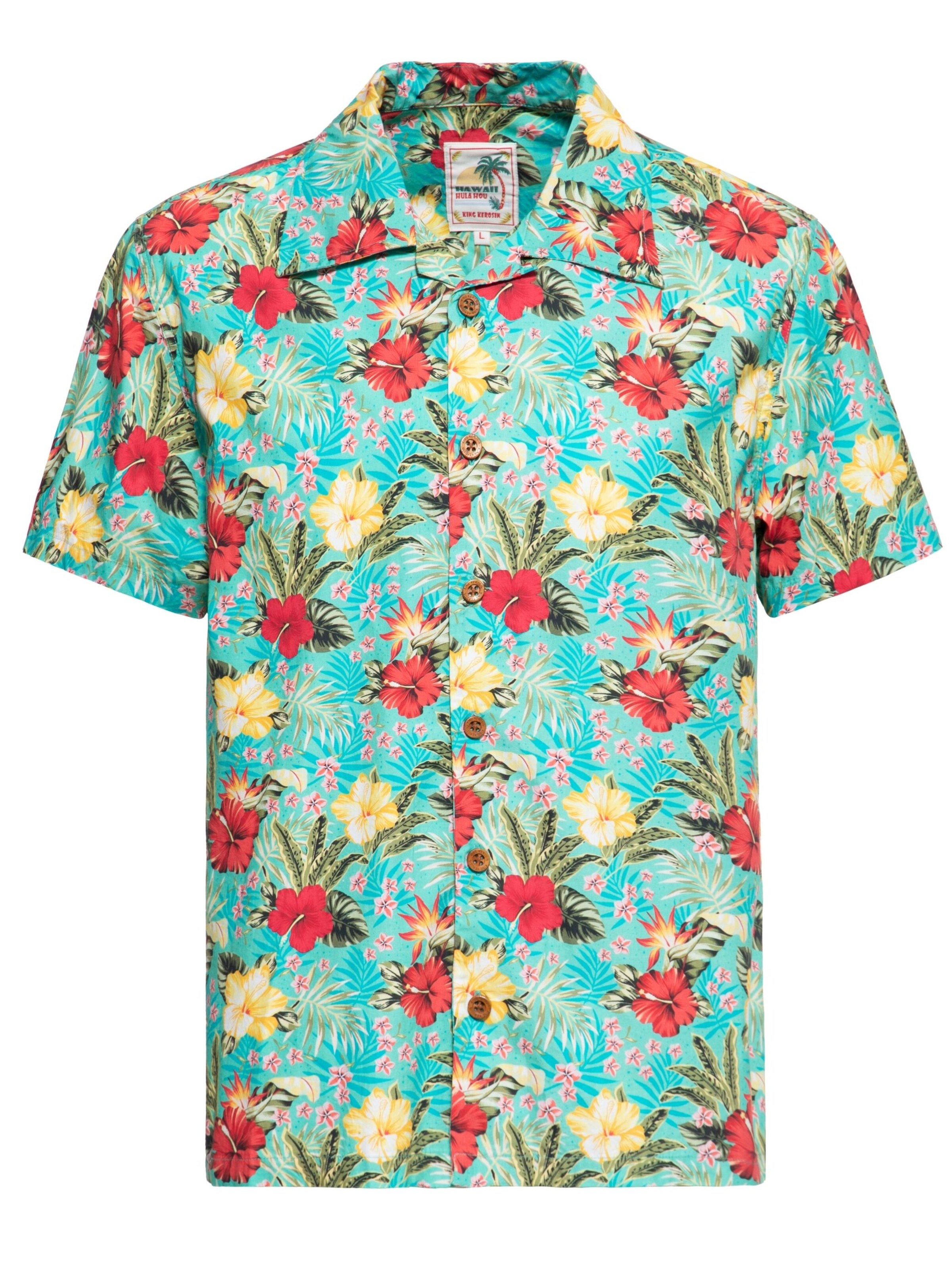 King Kerosin Hemd‌‌‌‌‌‌‌‌‌ in Grün: Vorderseite