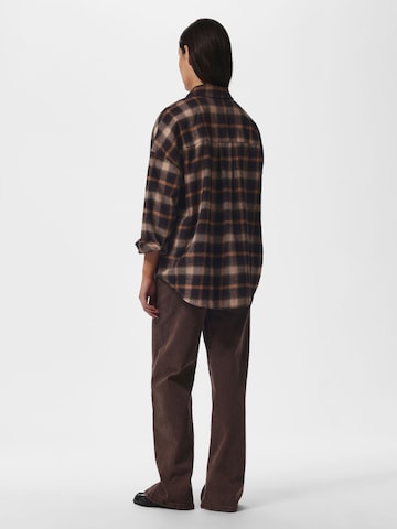 PIECES Blouse 'PCJane' in Brown