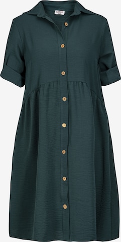 Karko Shirt Dress ' ANKA ' in Green: front