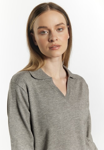 DreiMaster Klassik Pullover in Grau