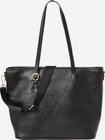 Seidenfelt Manufaktur Shopper táska 'Heby' - fekete: elől