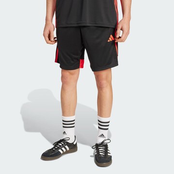 ADIDAS PERFORMANCE Regular Sportshorts 'Tiro 25 Essentials' in Schwarz: Vorderseite