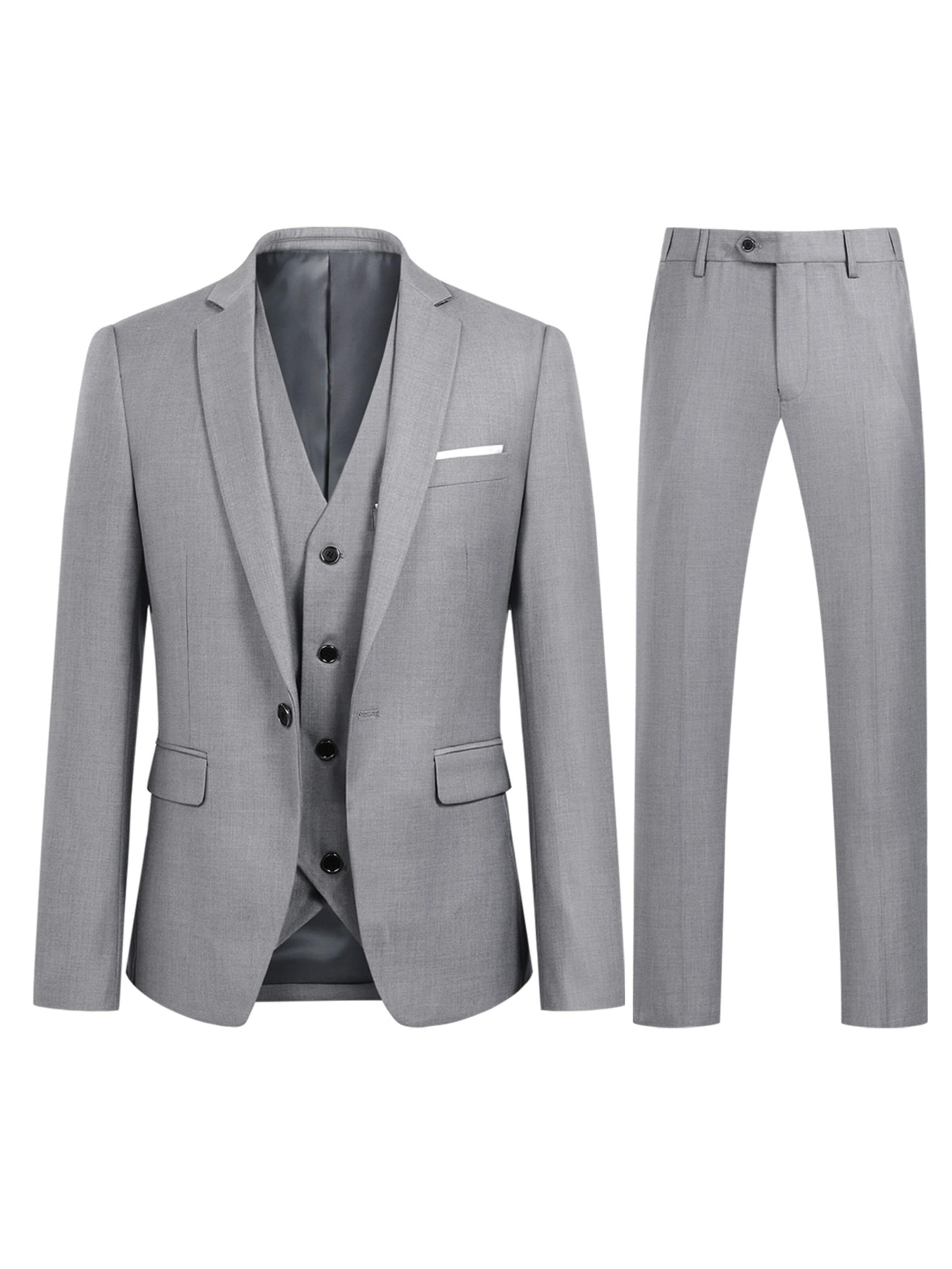 YOUTHUP Suit 'Drittel' in 44/Regular in Light grey, Item view