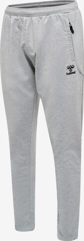 Hummel Tapered Sportbroek 'Move Grid' in Grijs