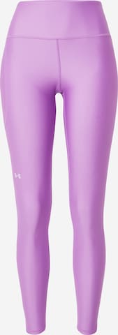 UNDER ARMOUR Skinny Sporthose in Lila: predná strana