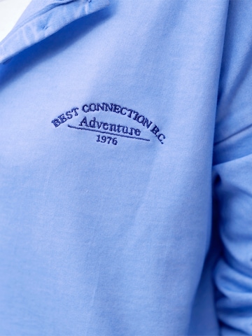 Sweat-shirt heine en bleu