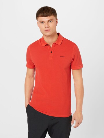 BOSS Regular Fit Poloshirt 'Prime' in Rot: Vorderseite
