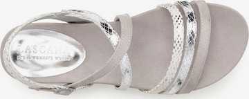 LASCANA Strap Sandals in Silver