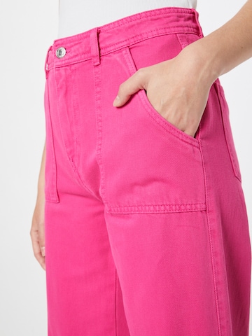 Tally Weijl Wide leg Jeans in Roze