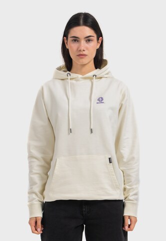 Oldskull Sweatshirt 'Wrldvibe Bali Beam' in White